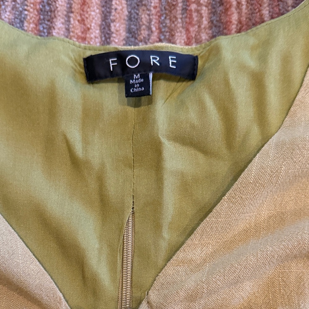 Vici Olive Fringe Mini Skirt Set - Picture 2 of 5